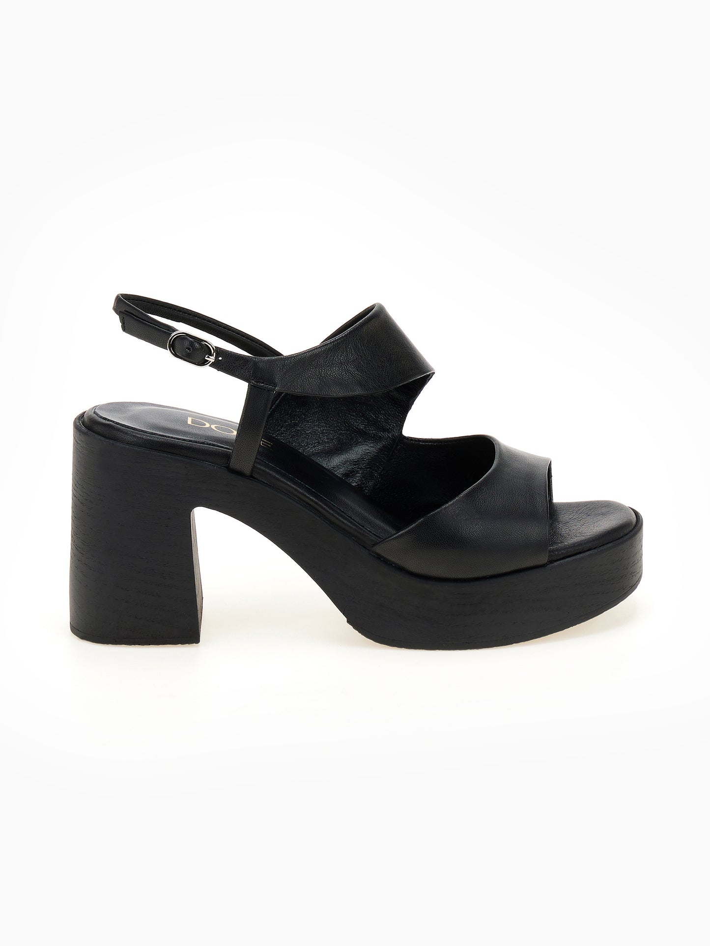 DORE | Πέδιλα Slingback Platform | Μαύρο