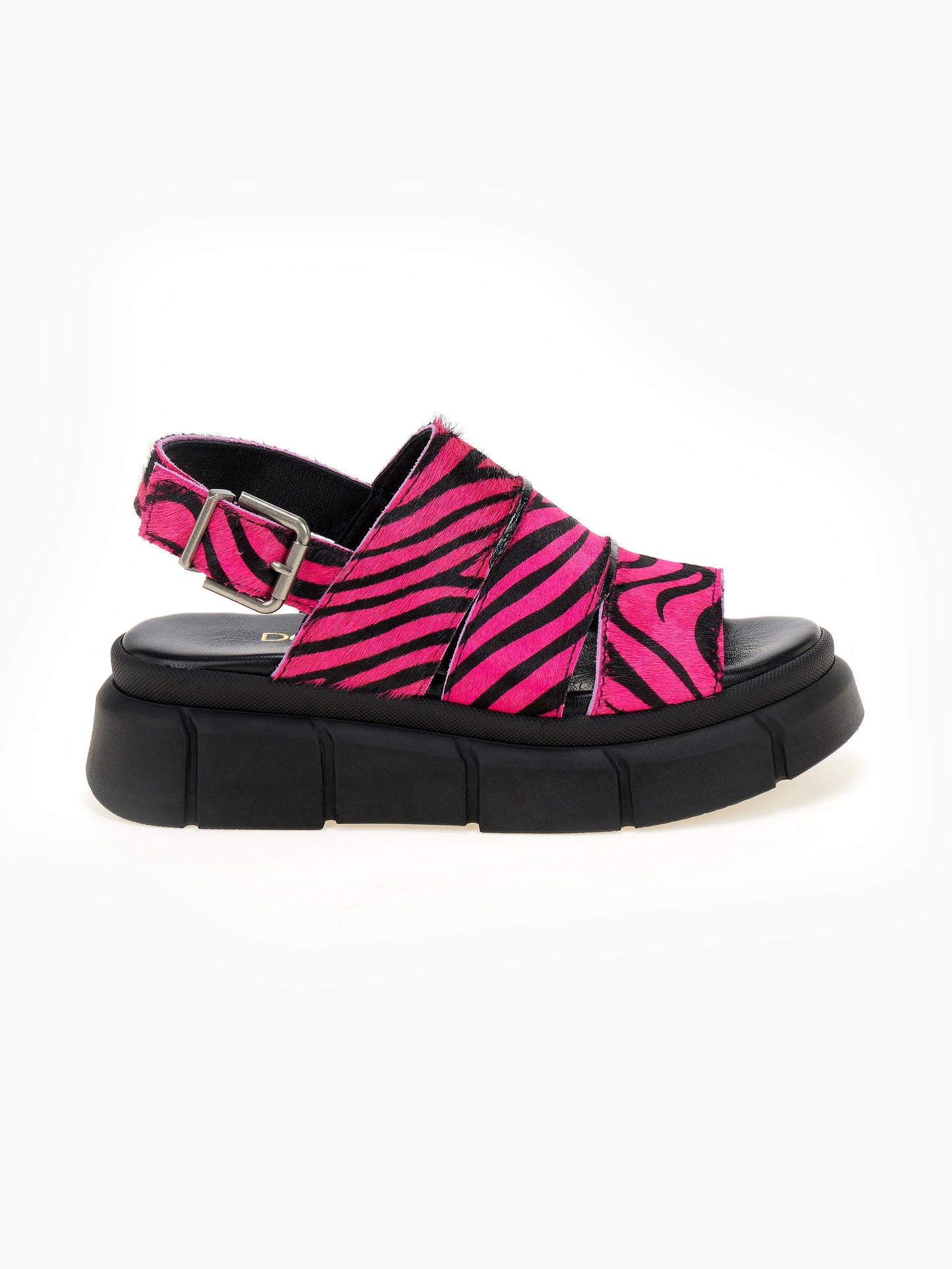 DORE | Πέδιλα Slingback Platform | Φούξια Zebra Print