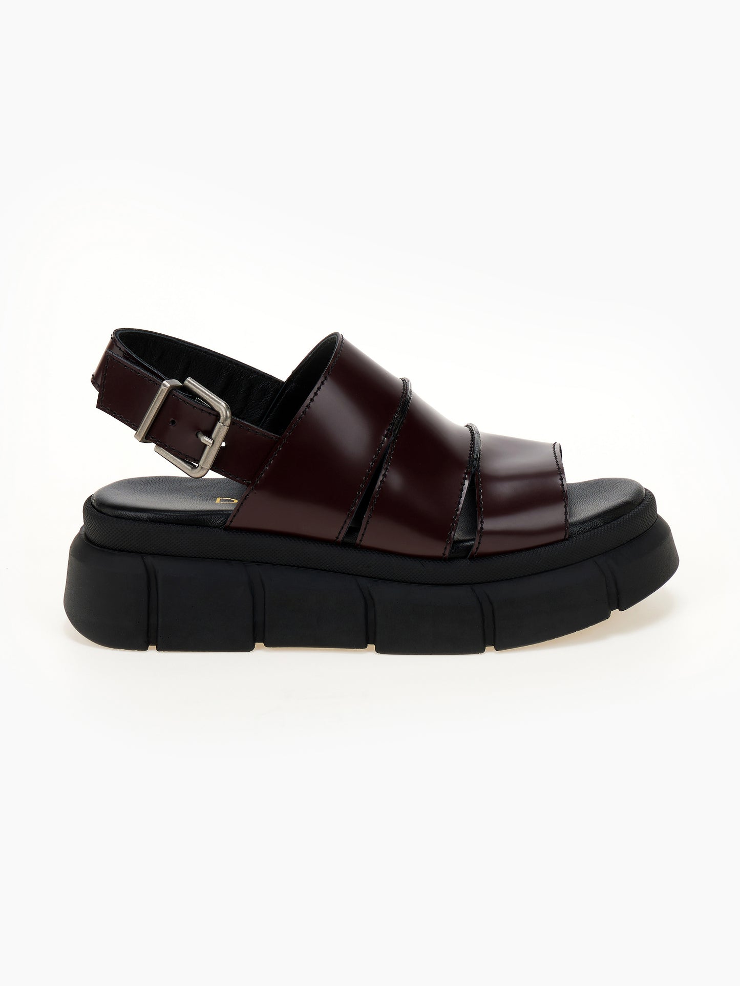 DORE | Πέδιλα Slingback Platform | Μπορντό