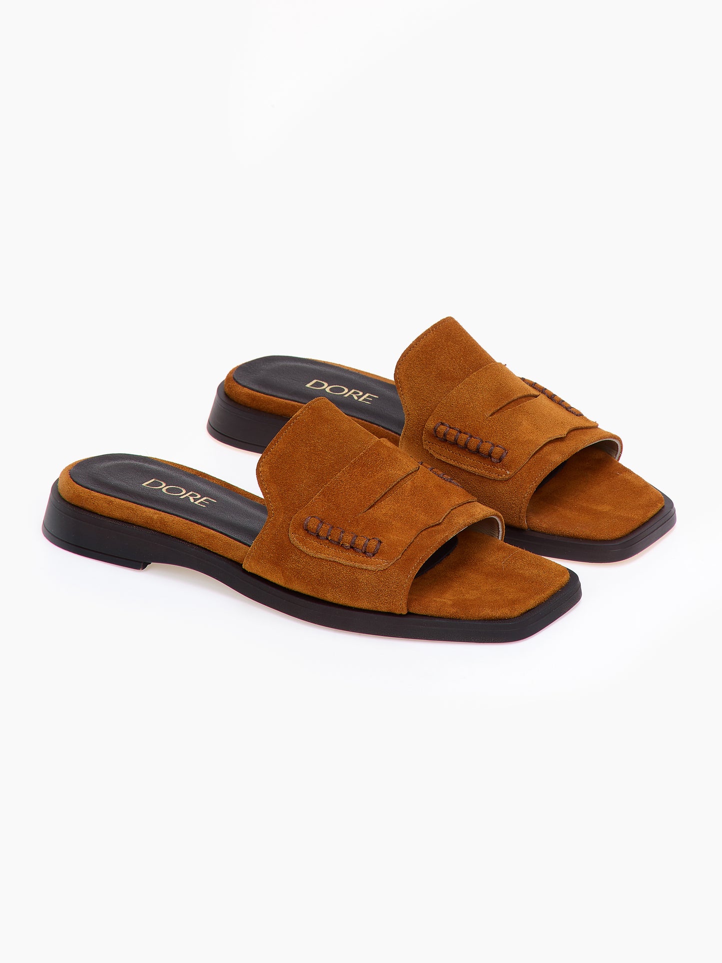 DORE | Mules Flat | Καμένο Πορτοκαλί