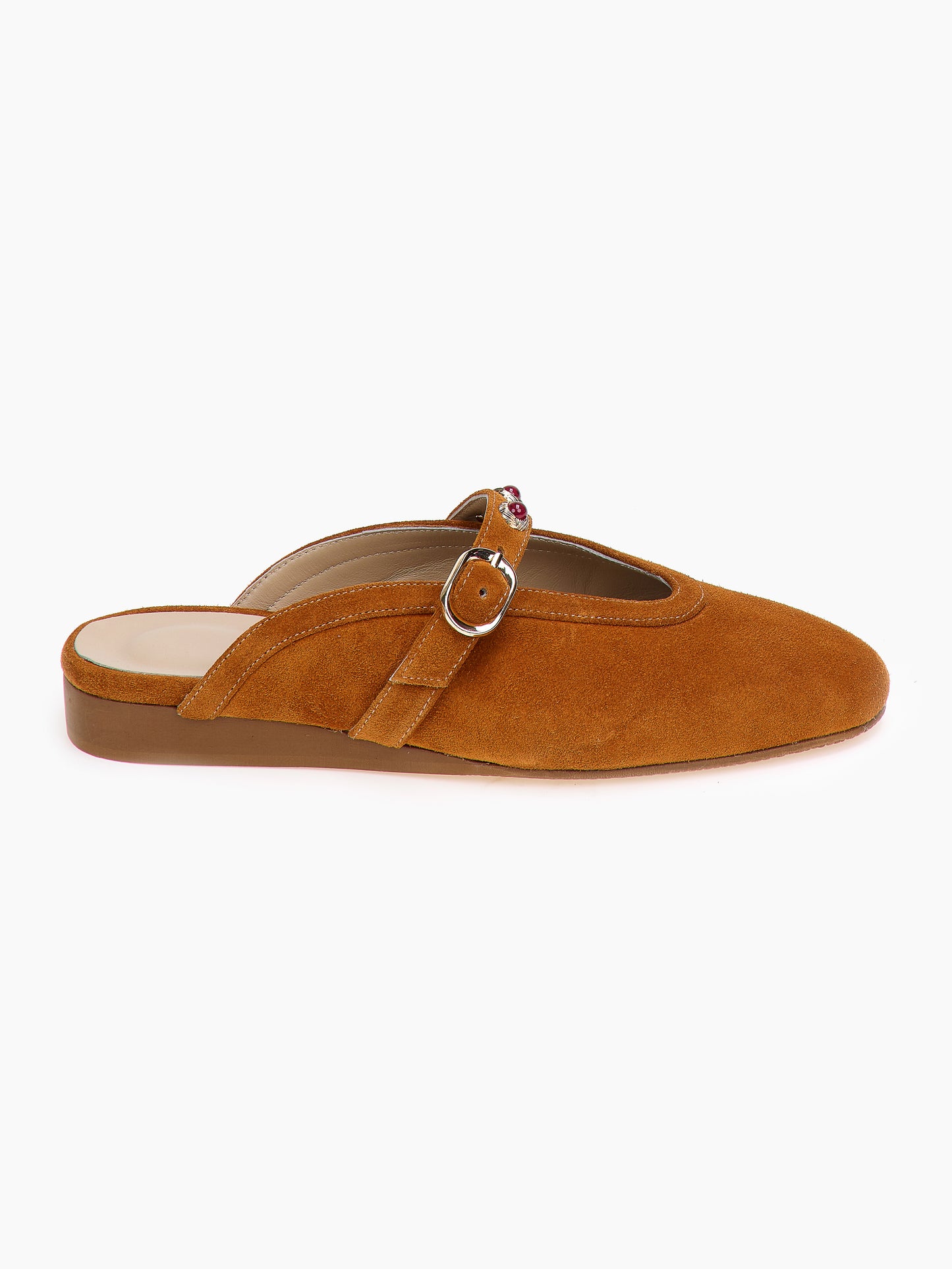 DORE | Mules Καστόρι Mary Jane Flat | Καμένο Πορτοκαλί