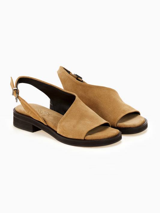 DORE | Πέδιλα Slingback | Καμηλό