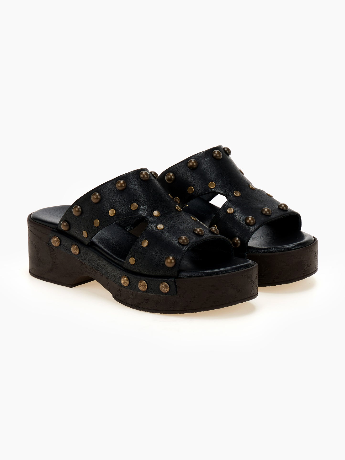 DORE | Mules Clogs με Τρούκς | Μαύρο