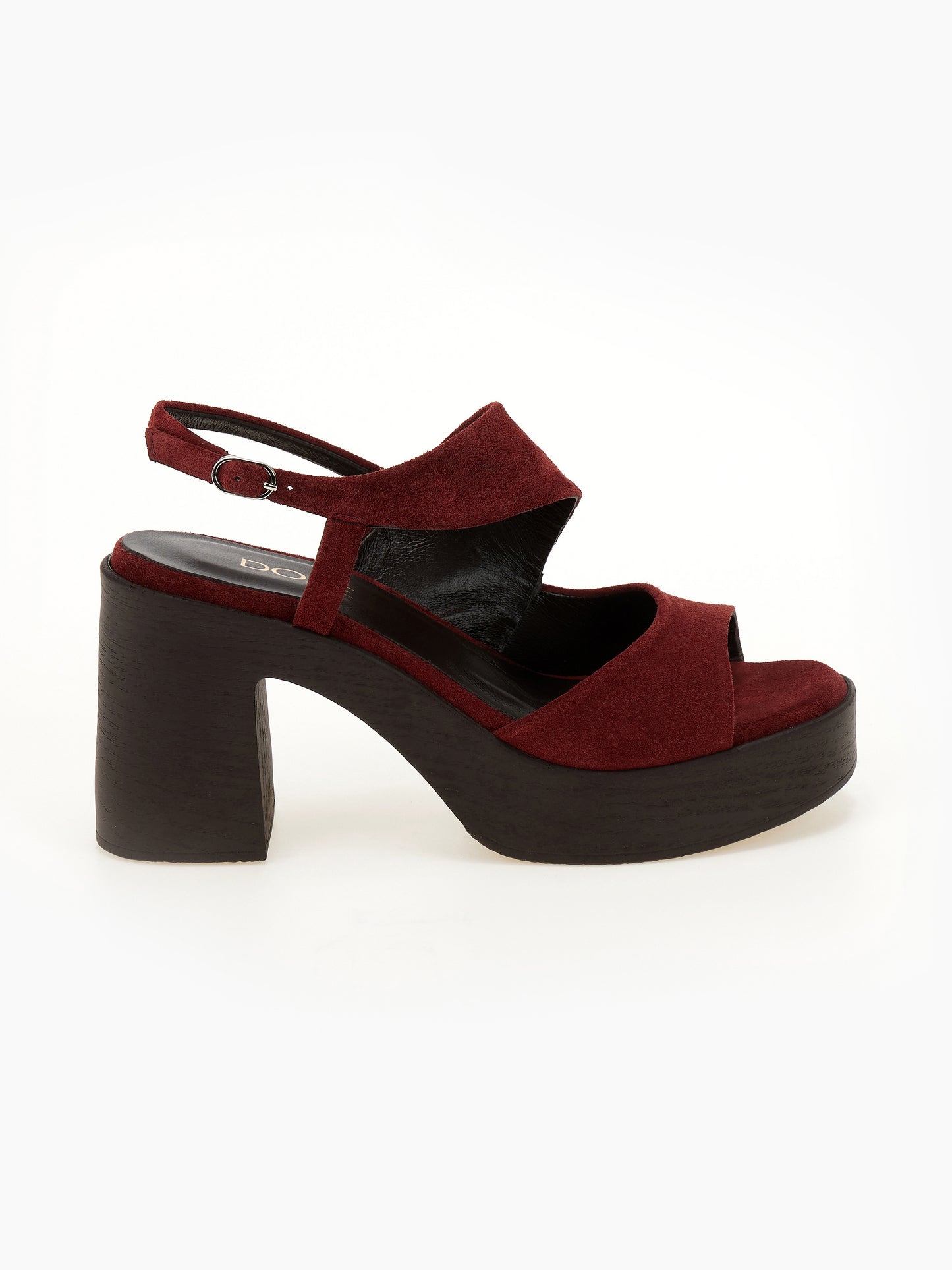 DORE | Πέδιλα Καστόρι Slingback Platform | Μπορντό