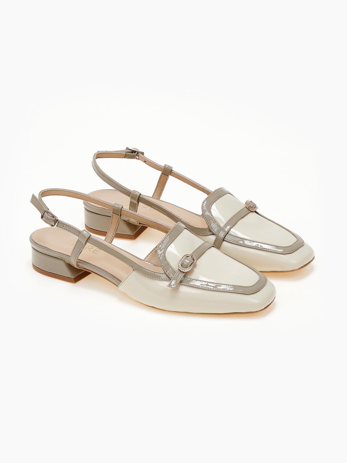 DORE | Γόβες slingback | Μπέζ με Πούρο Λουστρίνι